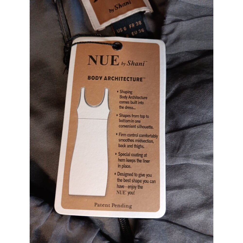 Nue by Shani Ruffle Shapewear Dress Womens 6 Body Architecture Elegant Party NWT - Picture 5 of 9